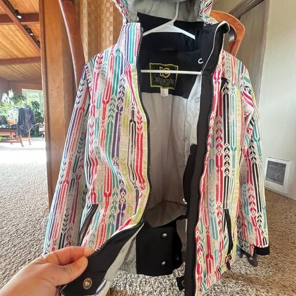 Boulder Gear Kids Colorful Ski Winter Snow Jacket Coat Girls Size L 8935P - Picture 2 of 9